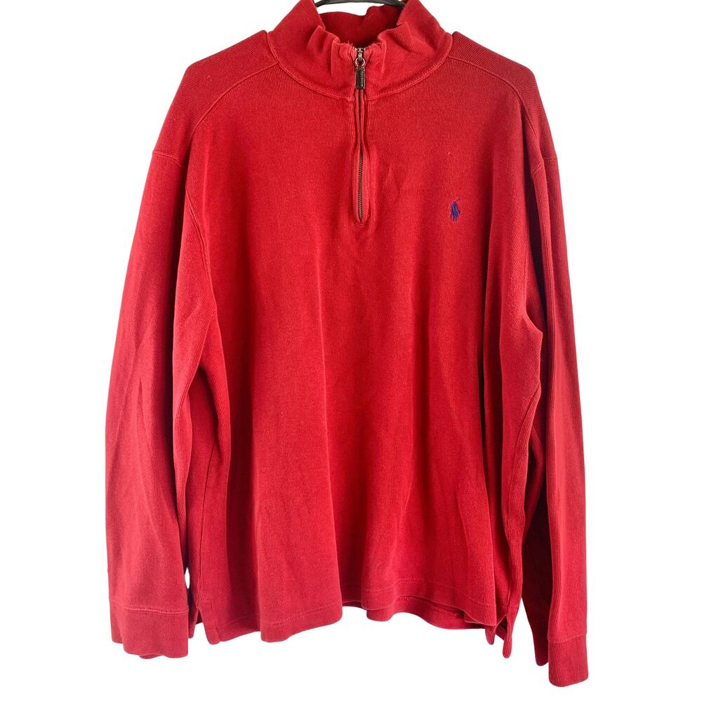 Polo Ralph Lauren Pull On Men Casual Shirt Red